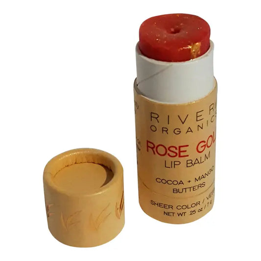 River Organics Rose Gold Vegan Lip Balm