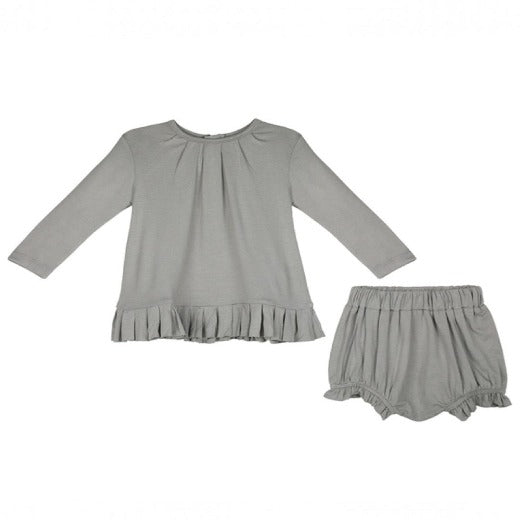 Bamboo Baby Top and Pleated Bloomer Set - Cloth and Things