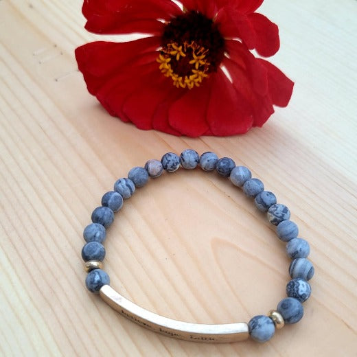 Believe, Hope & Faith Bracelet - Cloth and Things