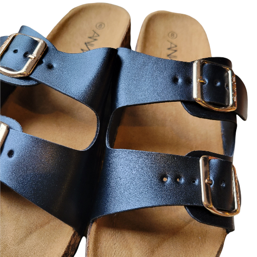 Double Adjustable Strap Sandals - Cloth and Things