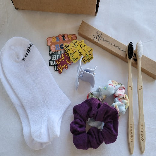 Zero-Waste Hair Accessory Gift box for Women - Cloth and Things