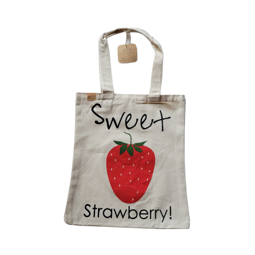 Sweet strawberry Canvas bag