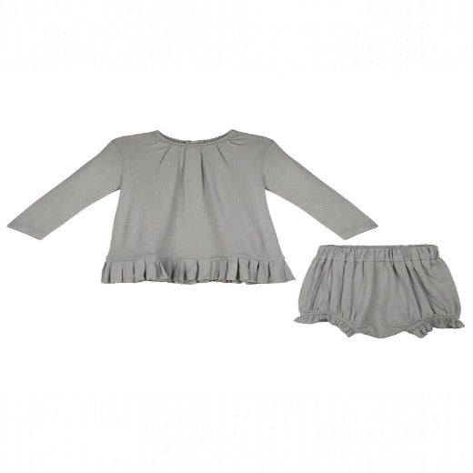 Bamboo Baby Top and Pleated Bloomer Set - Cloth and Things